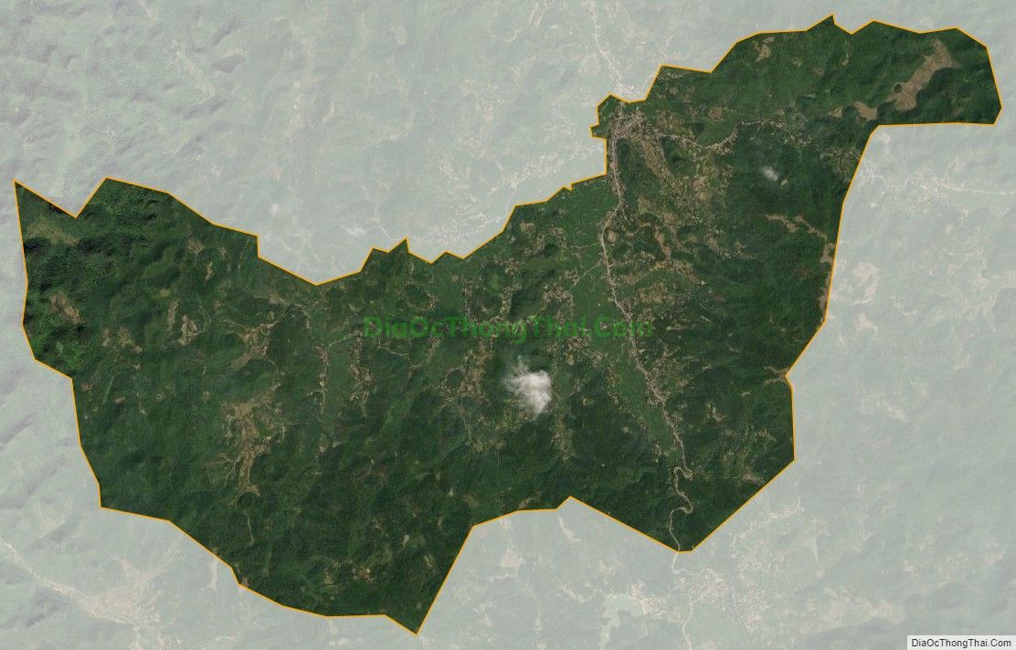 Bản đồ vệ tinh xã Yên Phúc, huyện Văn Quan