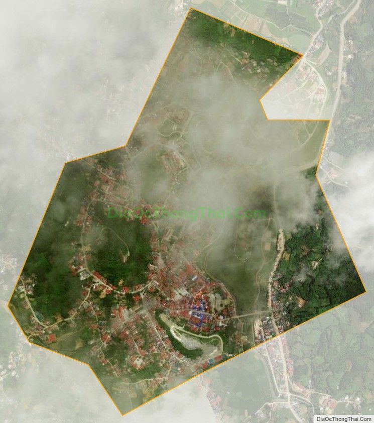 Bản đồ vệ tinh Thị trấn Bắc Hà, huyện Bắc Hà