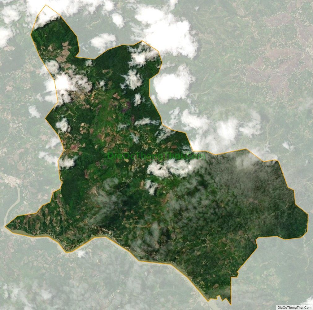 Bản đồ vệ tinh xã Bản Cái, huyện Bắc Hà