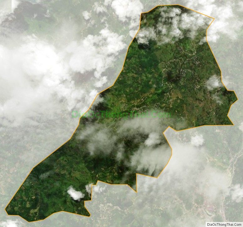 Bản đồ vệ tinh xã Bản Phố, huyện Bắc Hà