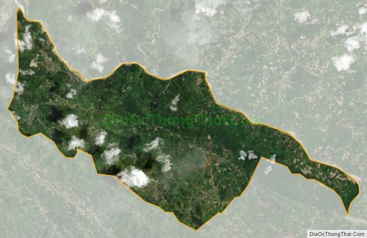 Bản đồ vệ tinh xã Cốc Lầu, huyện Bắc Hà