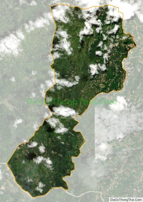 Bản đồ vệ tinh xã Nậm Đét, huyện Bắc Hà
