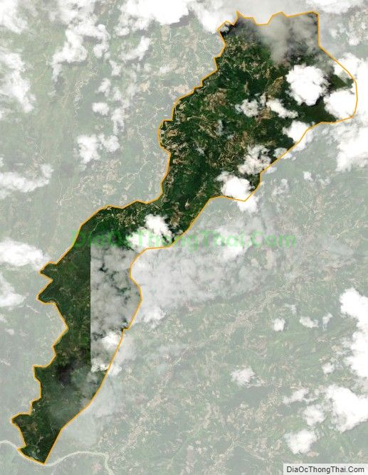 Bản đồ vệ tinh xã Nậm Khánh, huyện Bắc Hà