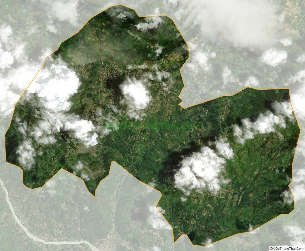 Bản đồ vệ tinh xã Nậm Mòn, huyện Bắc Hà