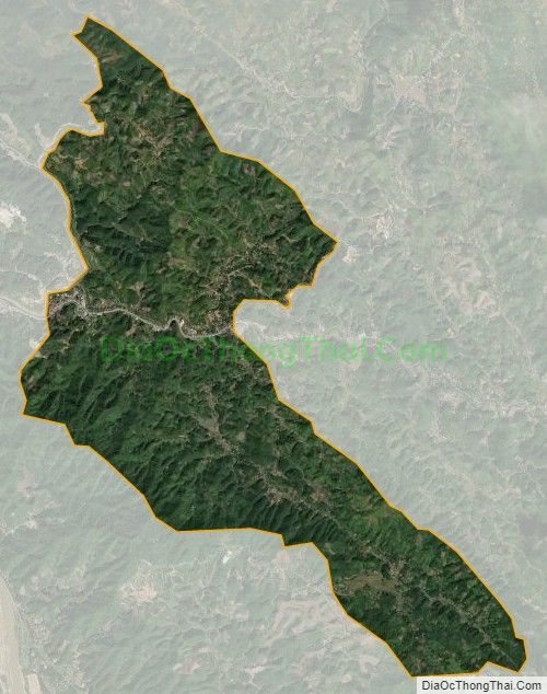 Bản đồ vệ tinh xã Bản Phiệt, huyện Bảo Thắng