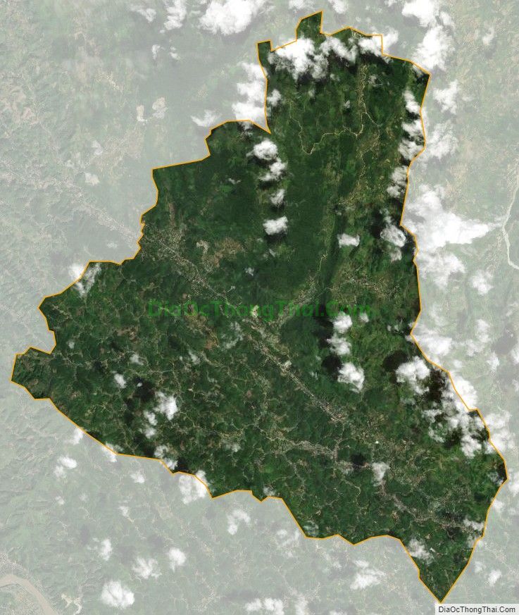Bản đồ vệ tinh Thị trấn Nông trường Phong Hải, huyện Bảo Thắng