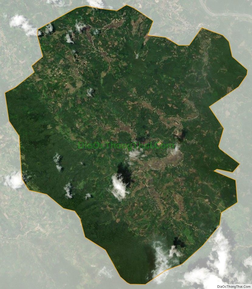 Bản đồ vệ tinh xã Lương Sơn, huyện Bảo Yên