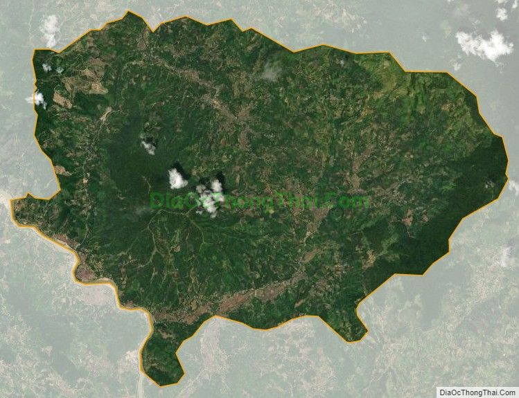 Bản đồ vệ tinh xã Xuân Hòa, huyện Bảo Yên