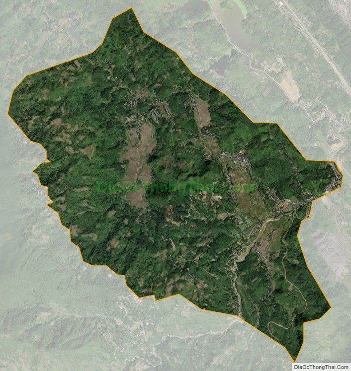 Bản đồ vệ tinh xã Cốc San, thành phố Lào Cai
