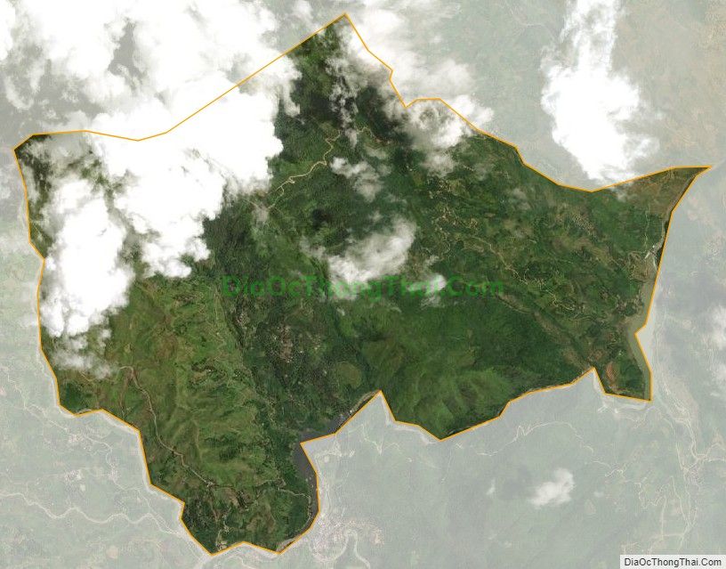 Bản đồ vệ tinh xã Dền Thàng, huyện Bát Xát