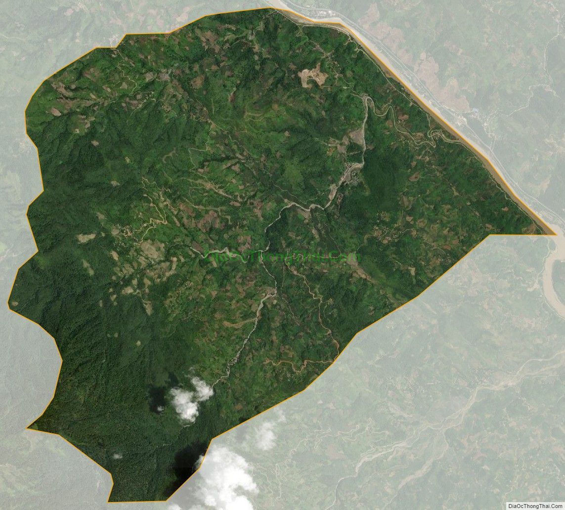 Bản đồ vệ tinh xã Nậm Chạc, huyện Bát Xát