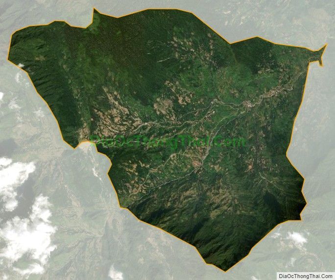 Bản đồ vệ tinh xã Phìn Ngan, huyện Bát Xát