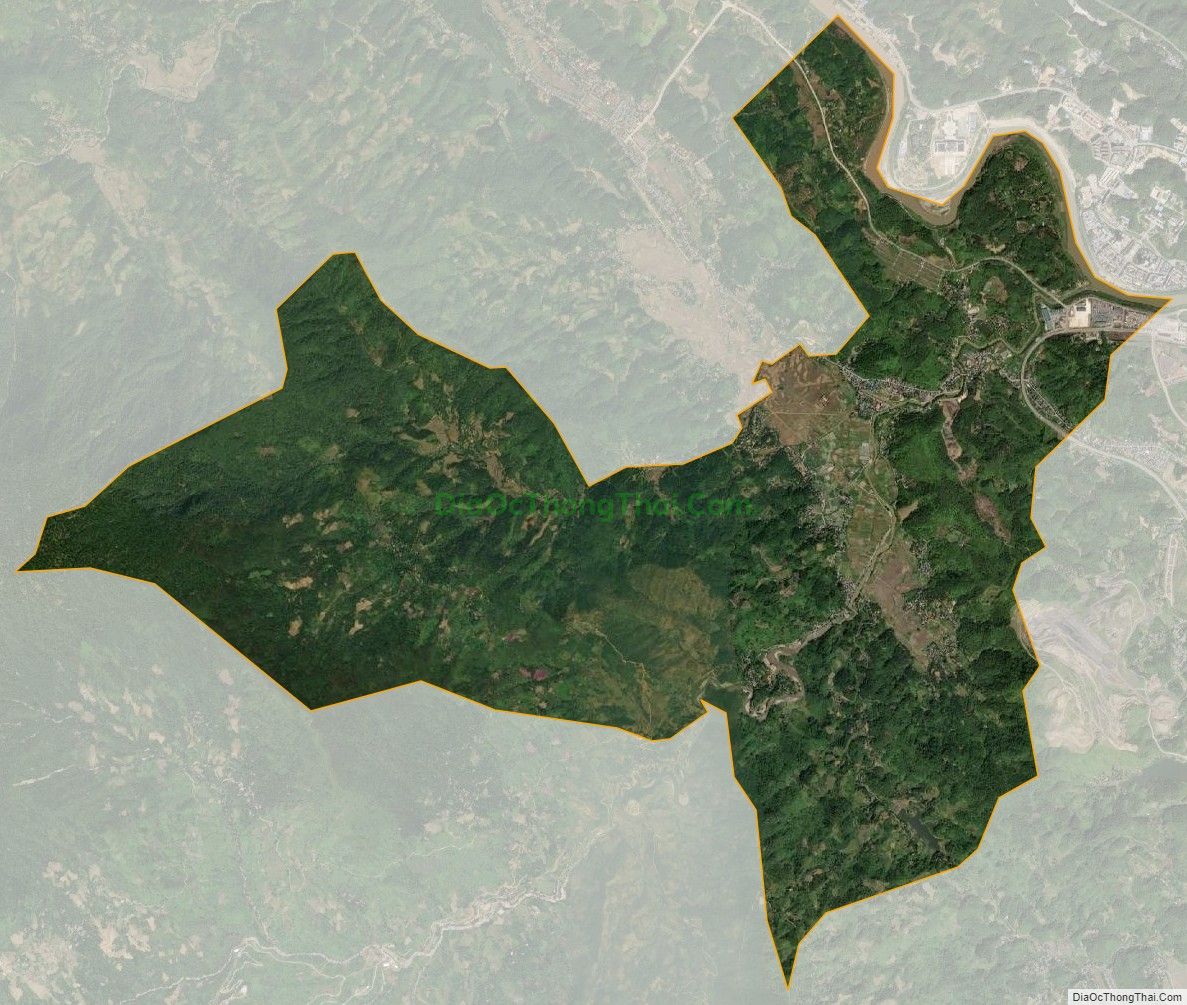 Bản đồ vệ tinh xã Quang Kim, huyện Bát Xát