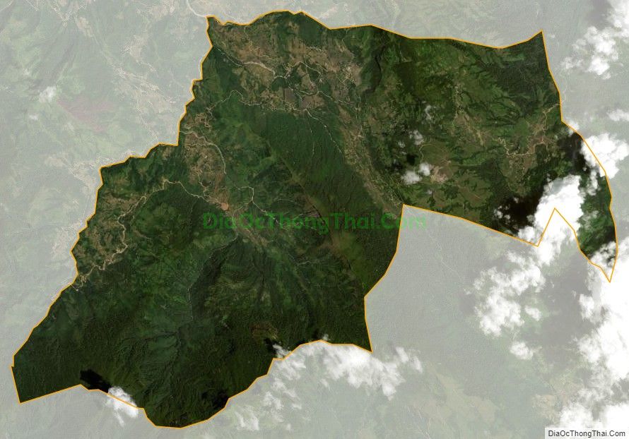 Bản đồ vệ tinh xã Y Tý, huyện Bát Xát