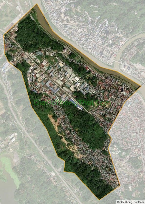 Bản đồ vệ tinh phường Duyên Hải, thành phố Lào Cai