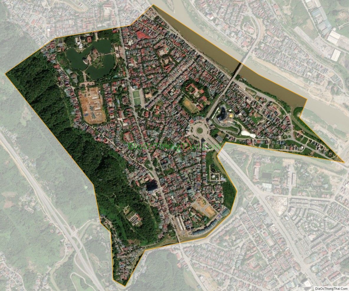Bản đồ vệ tinh phường Kim Tân, thành phố Lào Cai