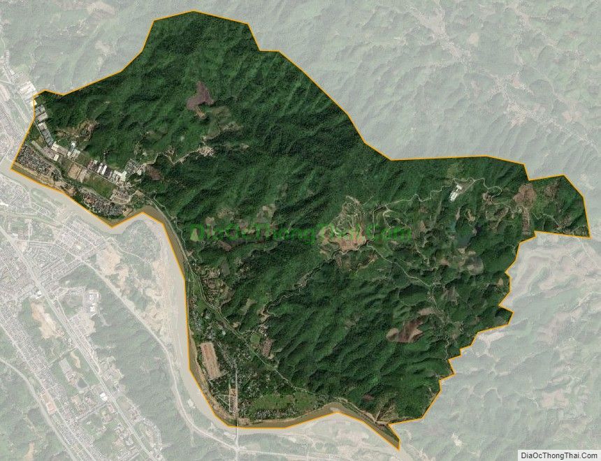 Bản đồ vệ tinh xã Vạn Hòa, thành phố Lào Cai