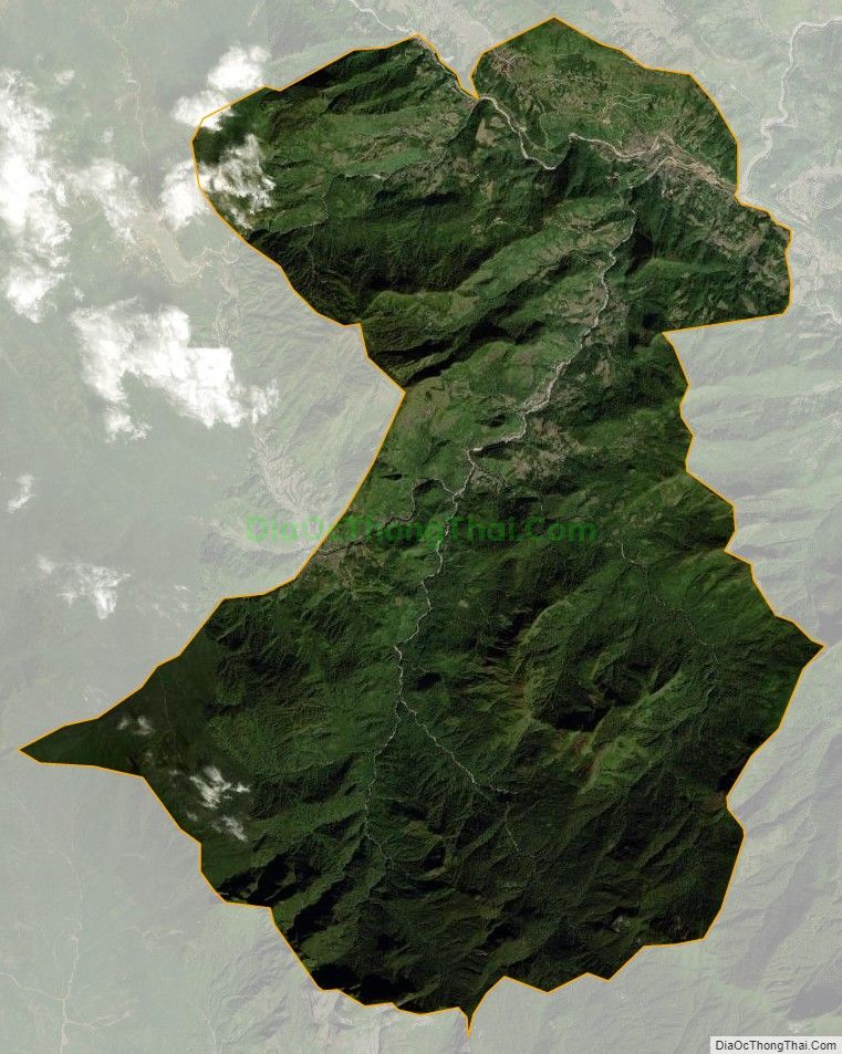 Bản đồ vệ tinh xã Bản Hồ, thị xã Sa Pa