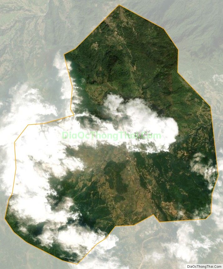 Bản đồ vệ tinh xã Tả Phìn, thị xã Sa Pa