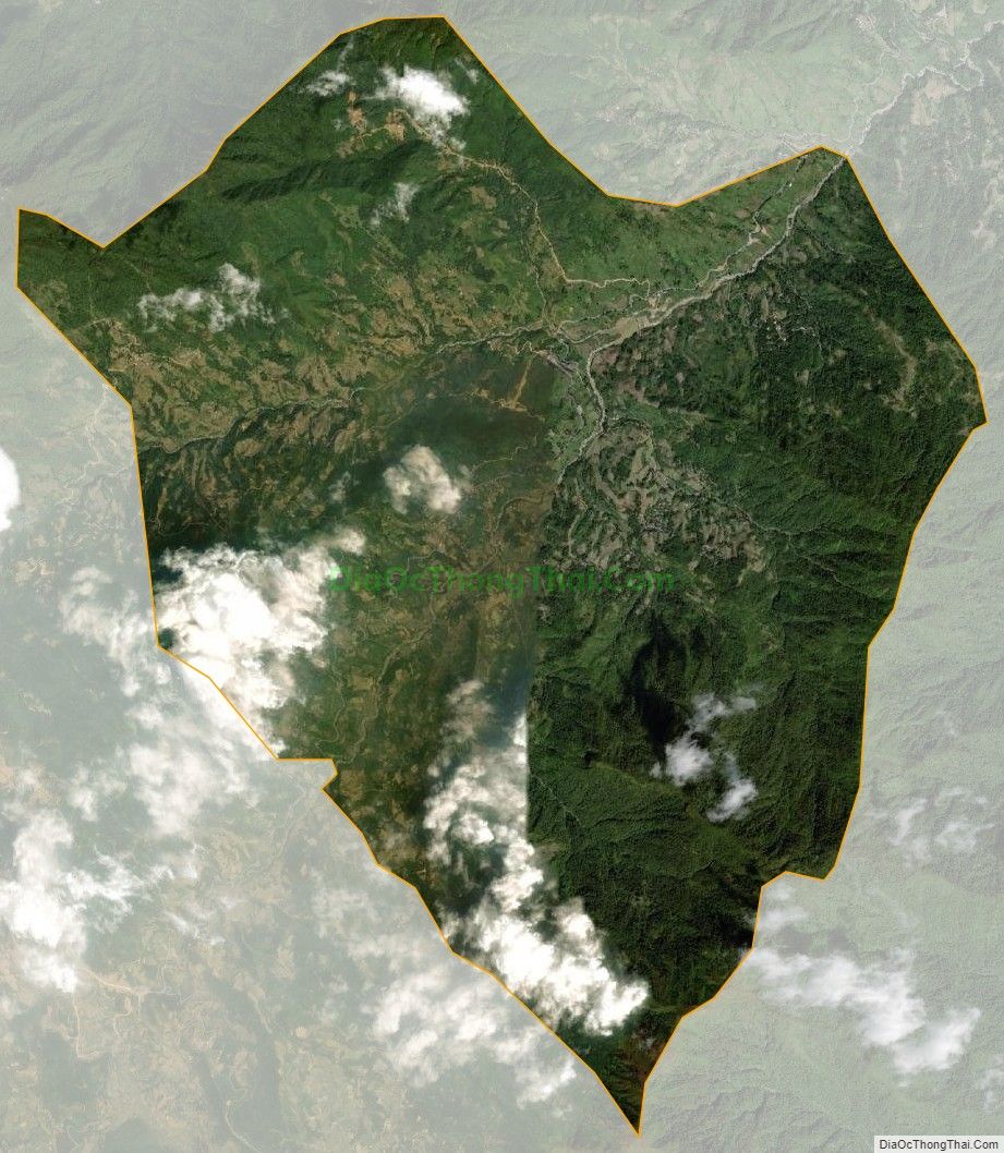 Bản đồ vệ tinh xã Trung Chải, thị xã Sa Pa