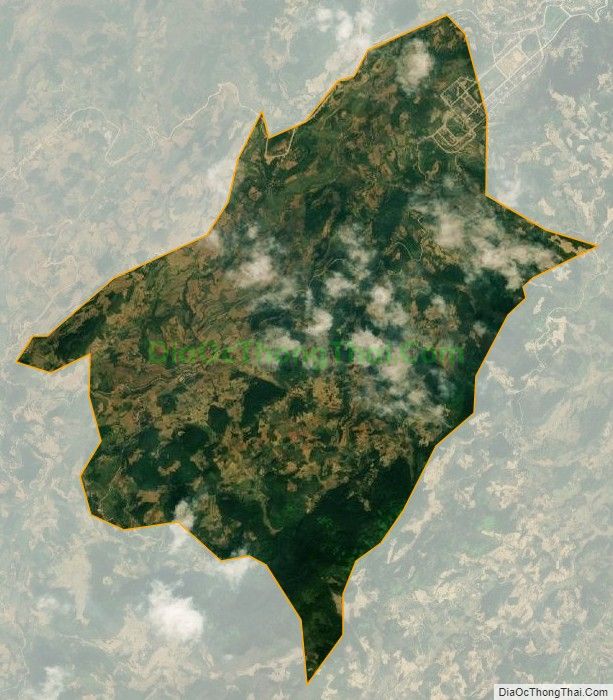 Bản đồ vệ tinh xã Mản Thẩn (cũ), huyện Si Ma Cai