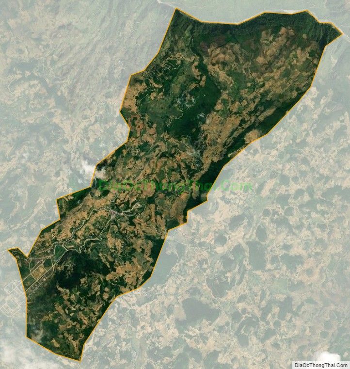 Bản đồ vệ tinh Thị trấn Si Ma Cai, huyện Si Ma Cai