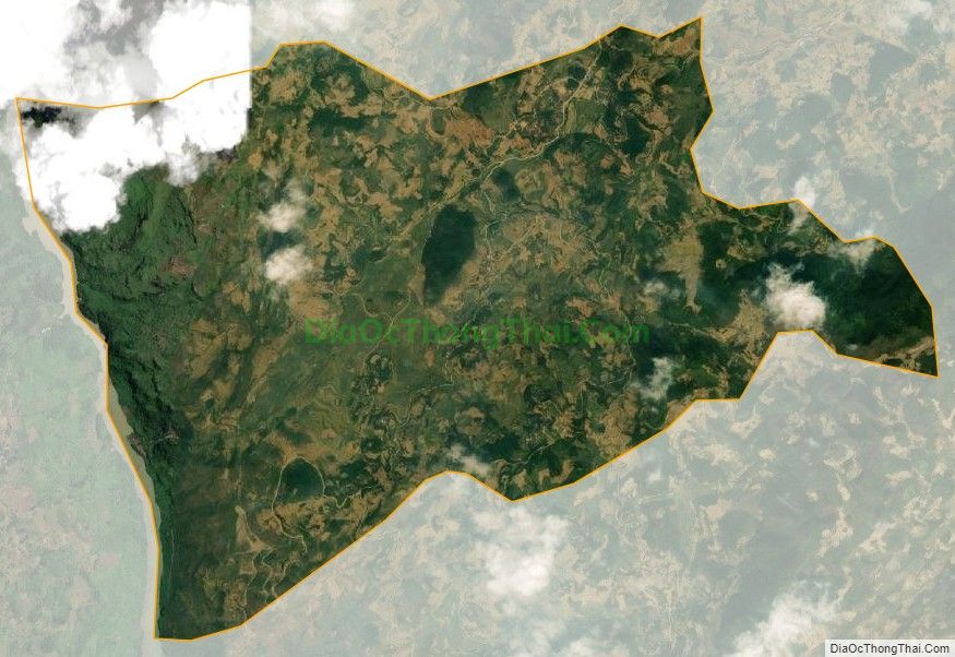 Bản đồ vệ tinh xã Sín Chéng, huyện Si Ma Cai