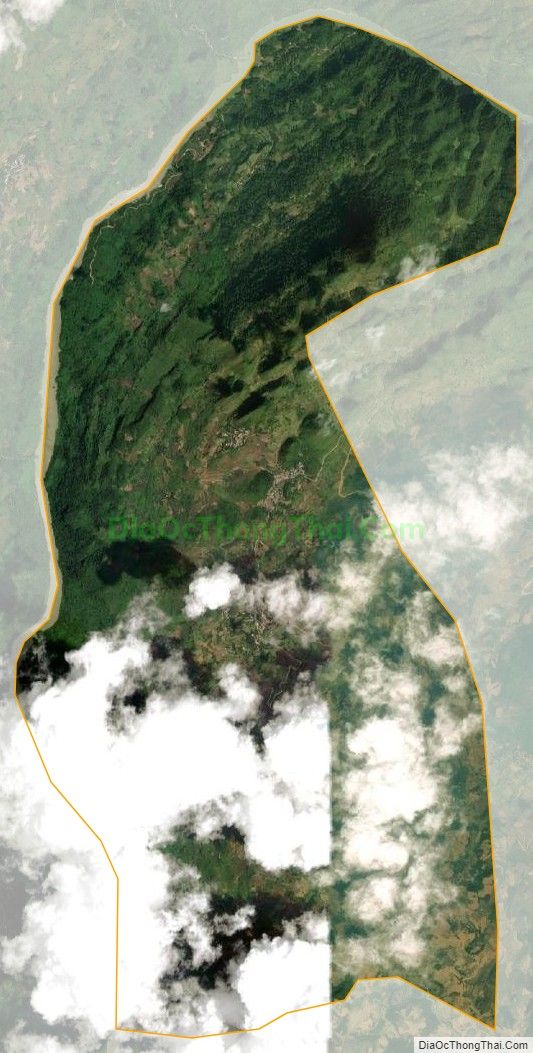 Bản đồ vệ tinh xã Thào Chư Phìn, huyện Si Ma Cai