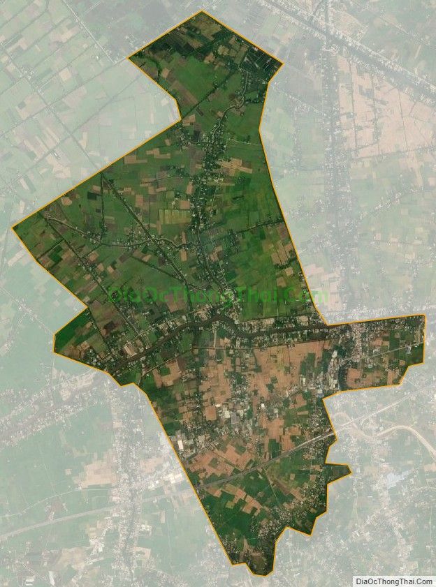 Bản đồ vệ tinh xã Tân Bửu, huyện Bến Lức
