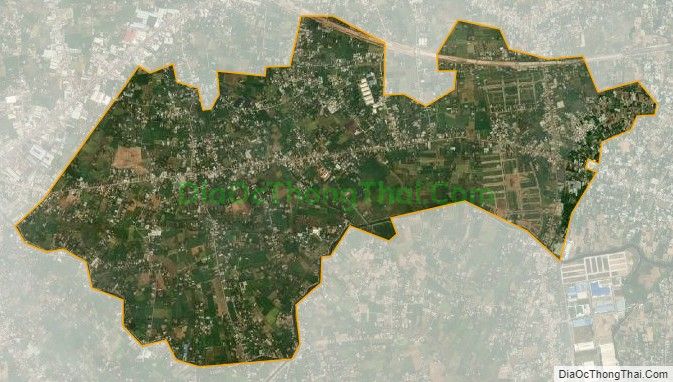 Bản đồ vệ tinh xã Phước Lý, huyện Cần Giuộc