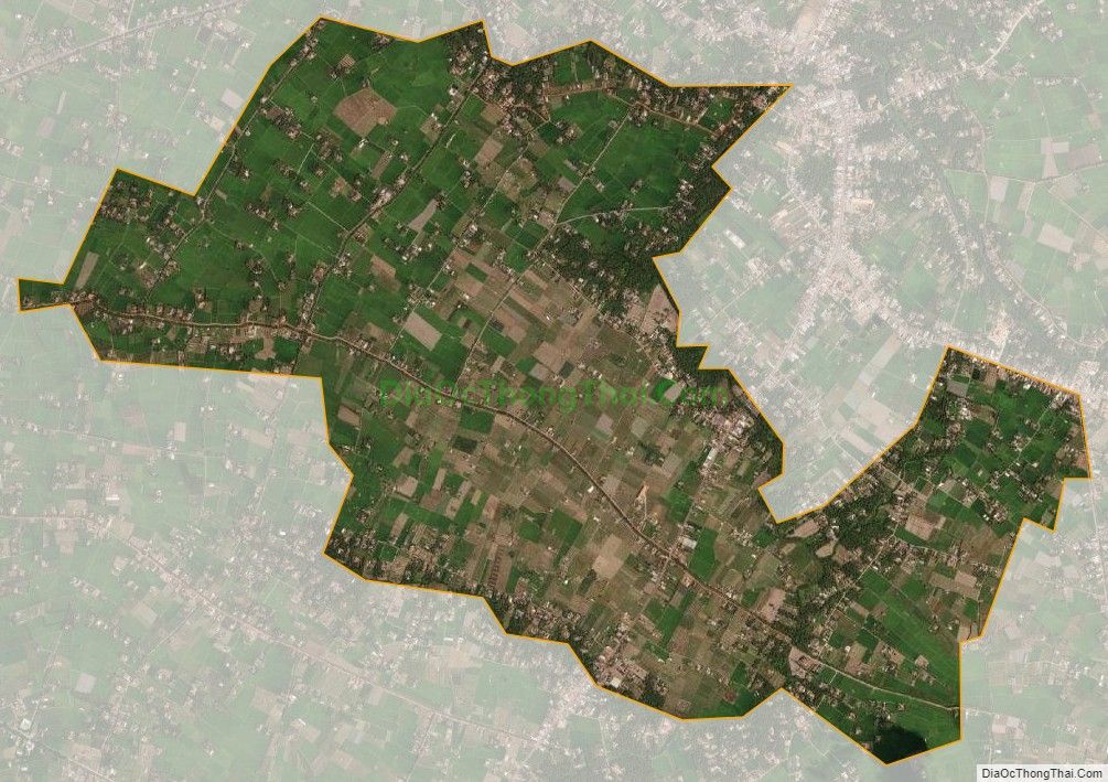 Bản đồ vệ tinh xã Dương Xuân Hội, huyện Châu Thành