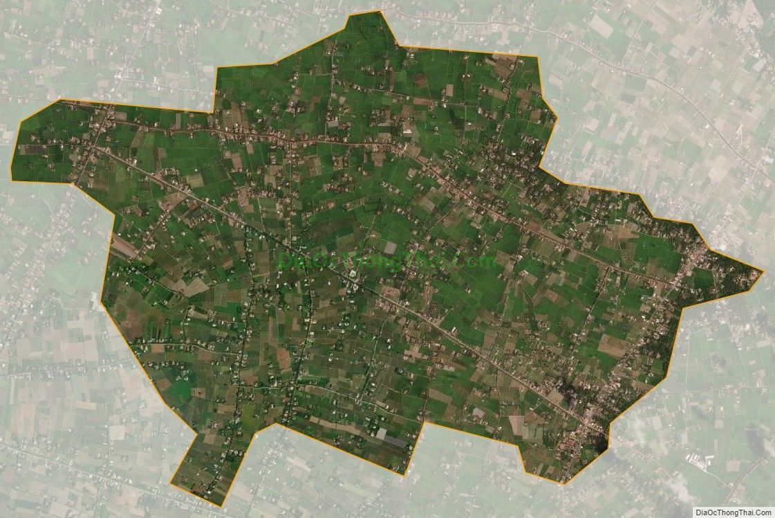 Bản đồ vệ tinh xã Long Trì, huyện Châu Thành