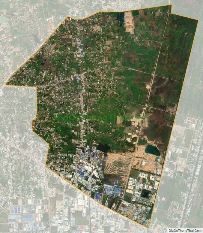 Bản đồ vệ tinh xã Đức Hòa Đông, huyện Đức Hòa