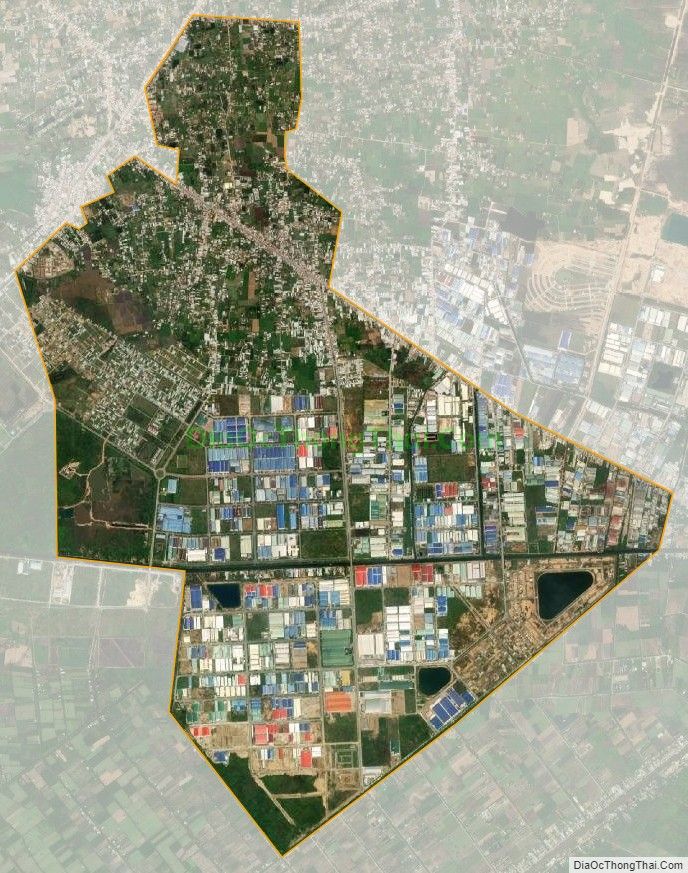 Bản đồ vệ tinh xã Đức Hòa Hạ, huyện Đức Hòa