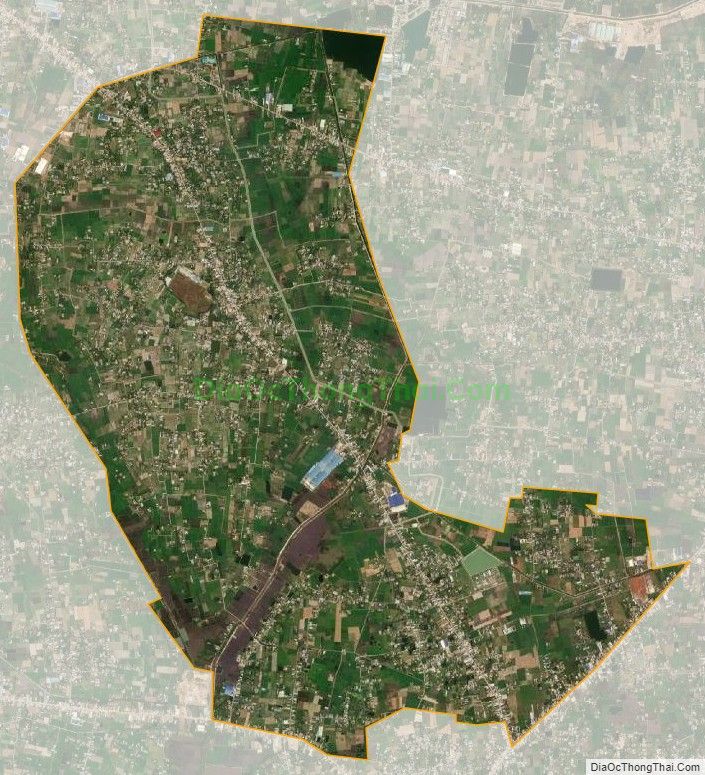 Bản đồ vệ tinh xã Đức Hòa Thượng, huyện Đức Hòa
