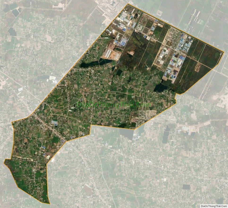 Bản đồ vệ tinh xã Đức Lập Hạ, huyện Đức Hòa