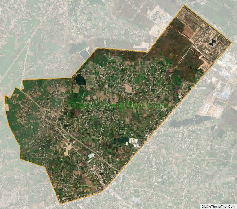 Bản đồ vệ tinh xã Đức Lập Thượng, huyện Đức Hòa