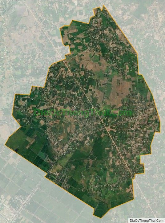 Bản đồ vệ tinh xã Hiệp Hòa, huyện Đức Hòa