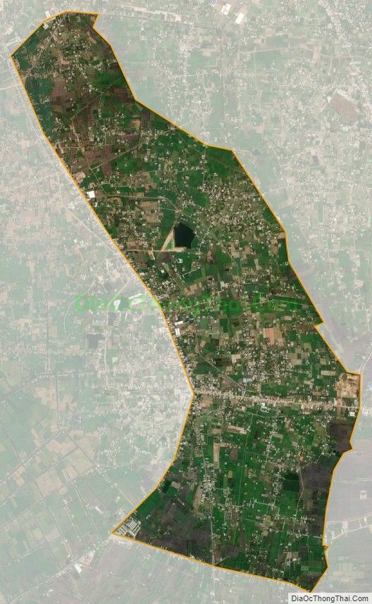 Bản đồ vệ tinh xã Hòa Khánh Đông, huyện Đức Hòa