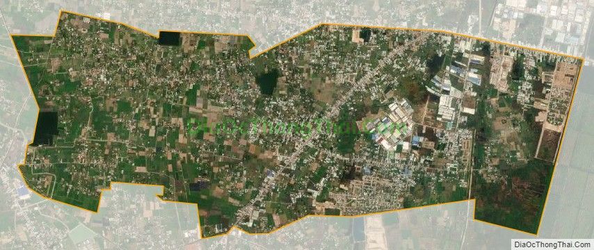 Bản đồ vệ tinh xã Mỹ Hạnh Nam, huyện Đức Hòa