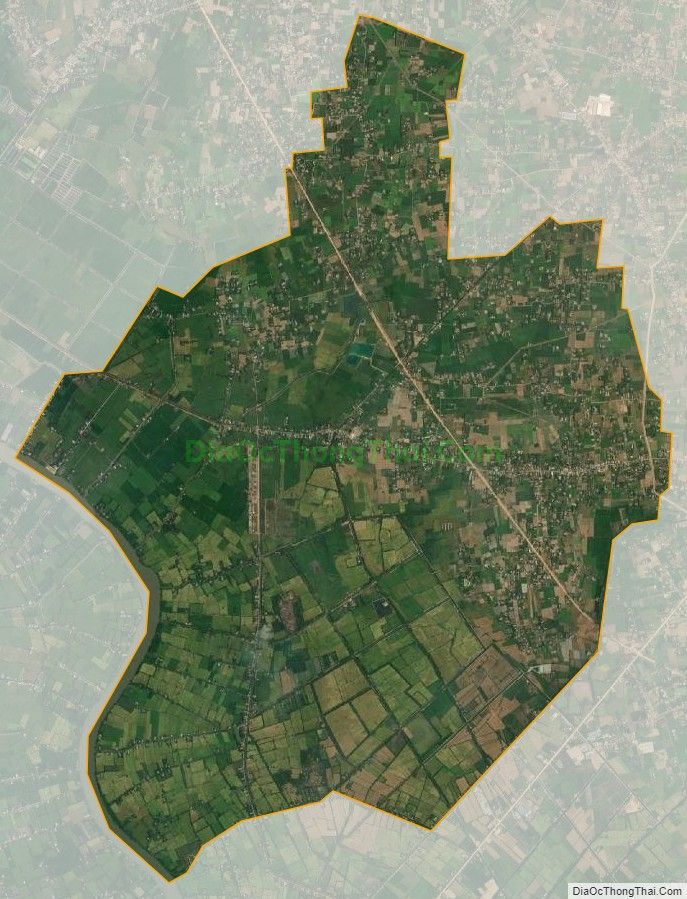 Bản đồ vệ tinh xã Tân Phú, huyện Đức Hòa