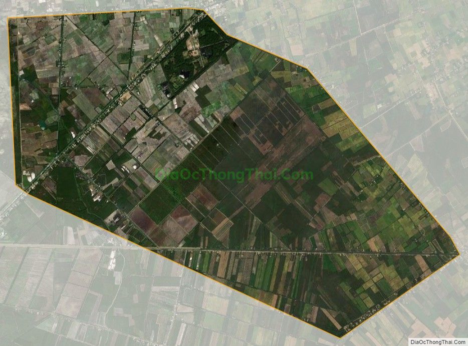 Bản đồ vệ tinh xã Bình Hòa Hưng, huyện Đức Huệ