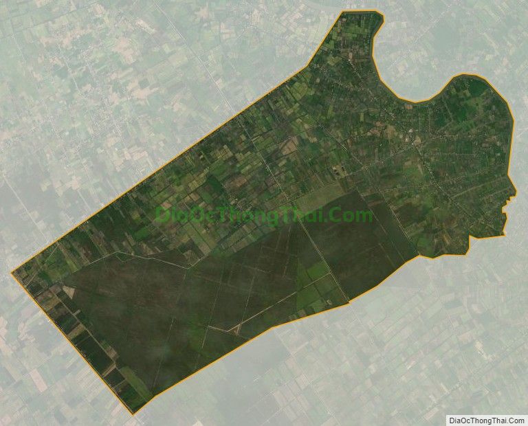 Bản đồ vệ tinh xã Bình Hòa Nam, huyện Đức Huệ