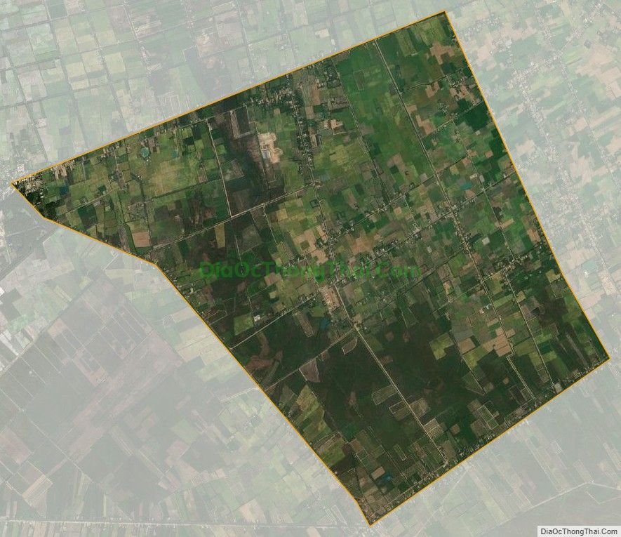 Bản đồ vệ tinh xã Bình Thành, huyện Đức Huệ
