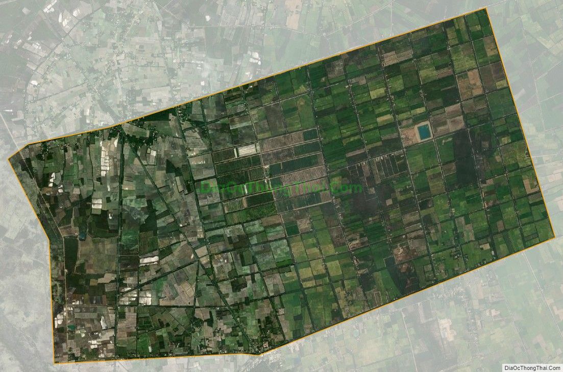 Bản đồ vệ tinh xã Mỹ Bình, huyện Đức Huệ