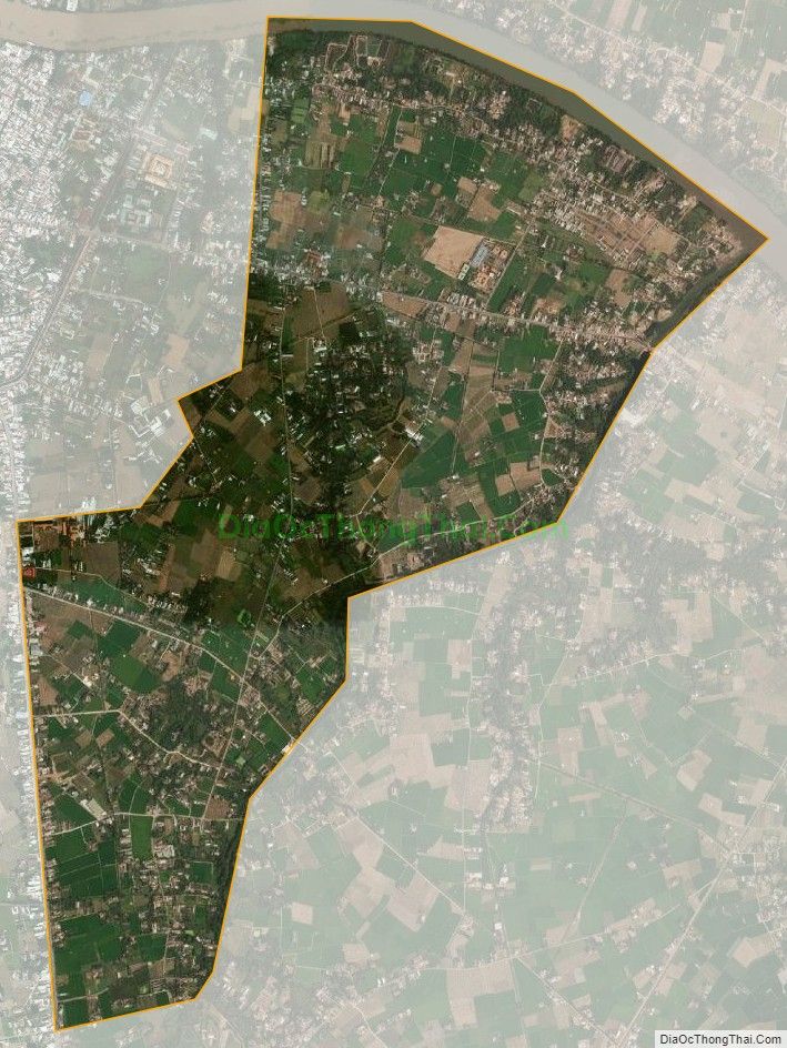 Bản đồ vệ tinh xã Bình Tâm, thành phố Tân An