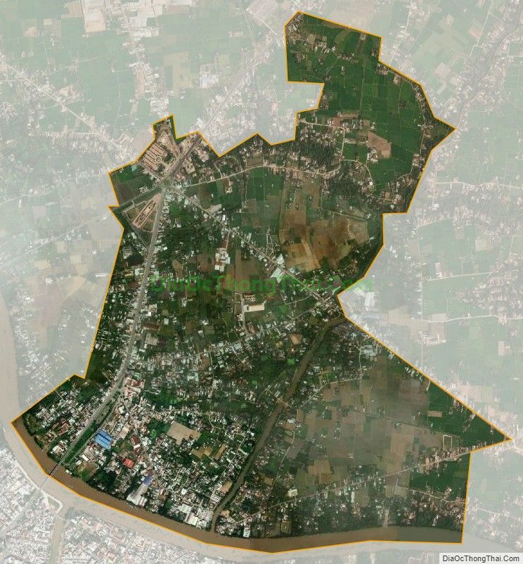 Bản đồ vệ tinh Phường 5, thành phố Tân An