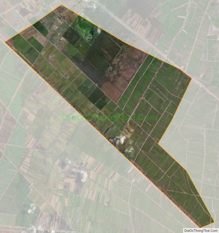 Bản đồ vệ tinh xã Vĩnh Châu A, huyện Tân Hưng
