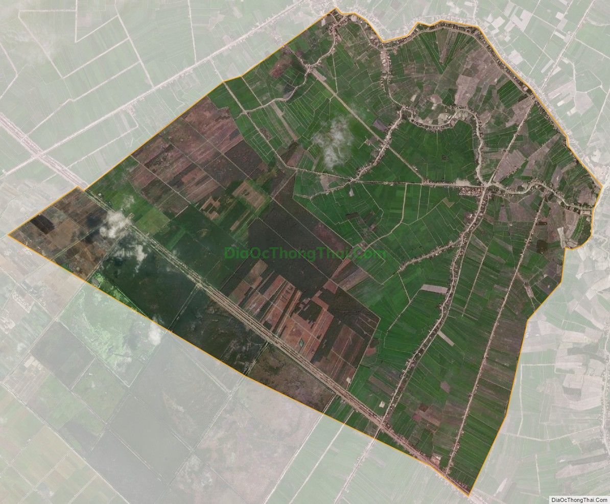 Bản đồ vệ tinh xã Vĩnh Lợi, huyện Tân Hưng
