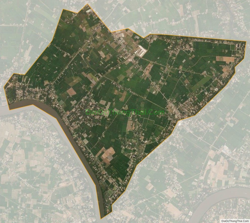 Bản đồ vệ tinh xã Bình Lãng, huyện Tân Trụ